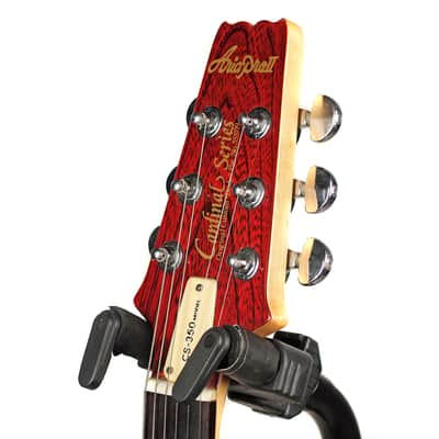 Aria Pro II CS-350 Cardinal Series Electric Guitar w/CBC Japan 1980's Transparent Red image 7