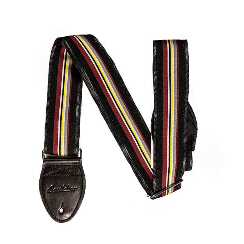 Souldier Guitar Strap - Providence Black / Burgundy image 1