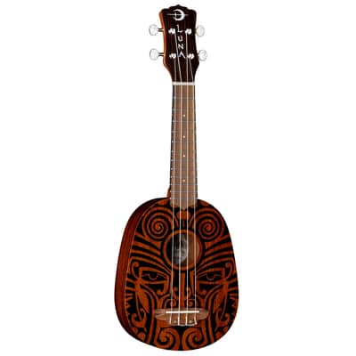 LUNA Tribal Pineapple Mahogany UKULELE uke NEW image 1