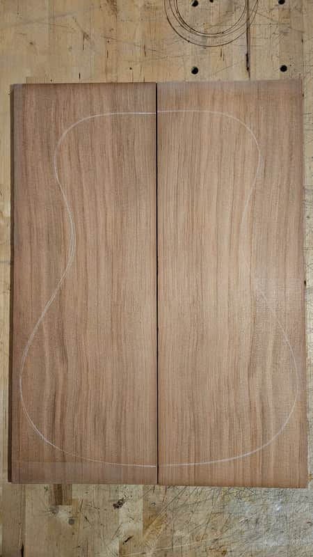 Redwood - Acoustic Dreadnought Sized Bookmatched Top 2015 image 1