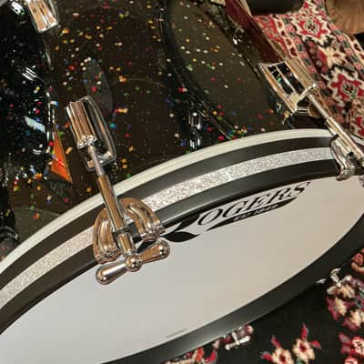 Rogers Mardi Gras Cleveland Series CLE0320HXMG 3PC SHELL PACK 20/14/12 2026 - MARDI GRAS LACQUER FINISH  IN STOCK & FREE SHIPPING image 3