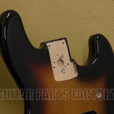 099-8008-732 Genuine Fender Sunburst Mexican Jazz J Bass Replacement Body image 3