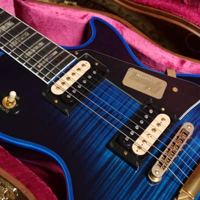 Gibson Custom Shop Les Paul Custom 2016 - Figured Blue Widow image 10