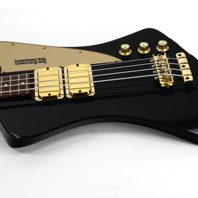 Mike Lull Tom Petersson Signature Bass TPT4 | Rare Black Finish, Gold Hardware image 14