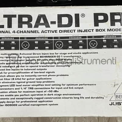 Behringer DI-4000 ULTRA DI-PRO 4 Channel Active DI box image 4