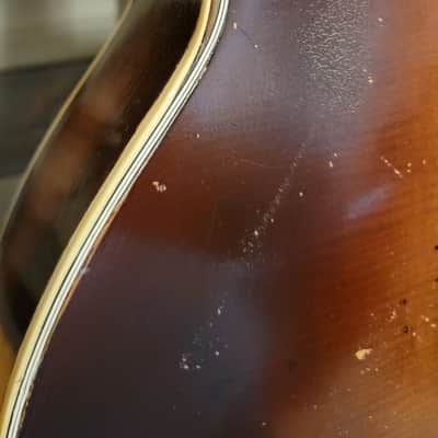 1956 Hofner President Electric Guitar 2 Pickup Cutaway Sunburst Nice Shape W/HSC image 18