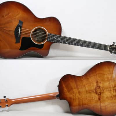2017 Taylor 224ce-K DLX Koa Grand Auditorium Acoustic Electric Guitar w/ OHSC image 4
