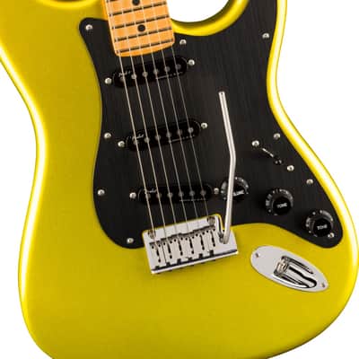 Fender American Ultra II Stratocaster Electric Guitar, Maple Fingerboard, Solar Flare image 5