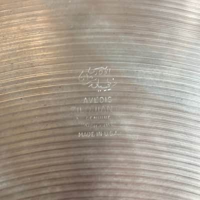 Vintage Zildjian 21" 1970's Thin Stamp A Ride - 2916g (video demo) image 3