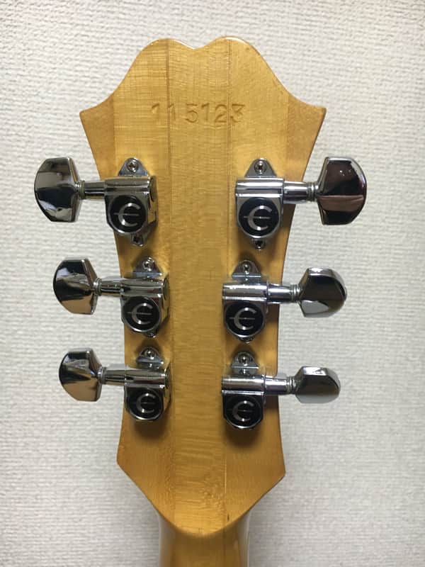 Epiphone Wilshire Natural Left-Handed 70's Vintage Guitar | Reverb