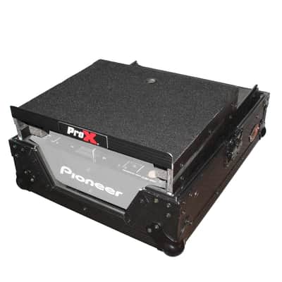 Pro-X XS-M12LTBL Black FInish 12" Universal Mixer Case W/ Laptop Glide Shelf image 6