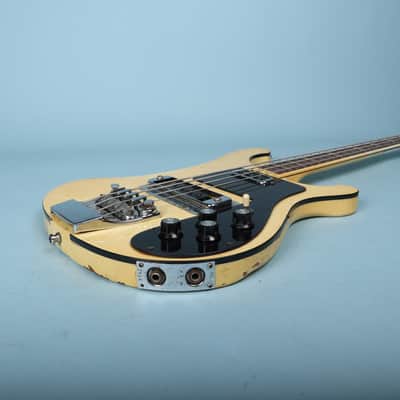 Rickenbacker 4001 Bass Guitar White 1974 Road Worn image 12