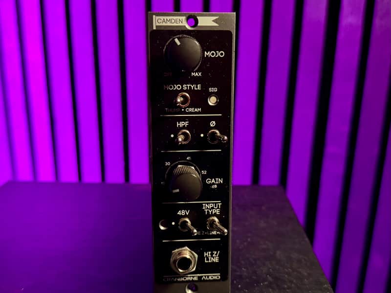 Cranborne Audio Camden 500 Series Microphone Preamp 2020 - Present - Black image 1