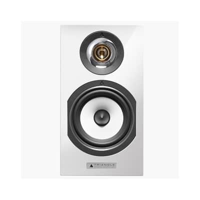 Triangle Esprit Titus Ez Hi-Fi Bookshelf Speakers, White High Gloss, Pair image 3