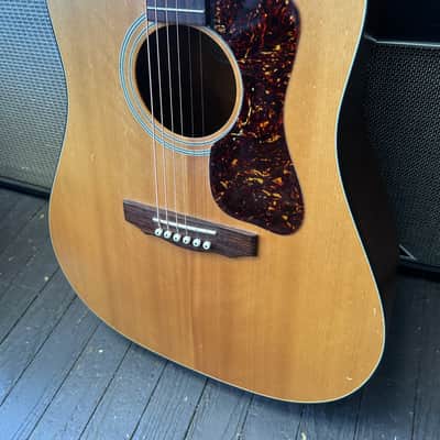 Guild USA D-4 Acoustic Guitar D4 Satin Natural image 3