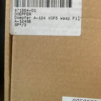 Doepfer A-124 VCF5 Wasp Filter Special Edition 2010s - Black with Yellow Knobs image 6