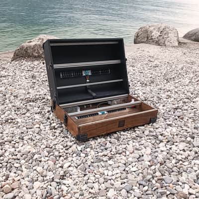 12U 98hp Flight Handlebag Eurorack Powered Case, modular synthesizer image 4