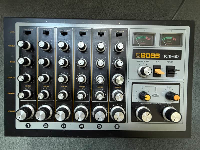 Boss KM-60 6-Channel Mixer 1970s - Black image 1