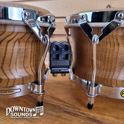 Meinl Woodcraft Bongos - Zebra Finished Ash image 5