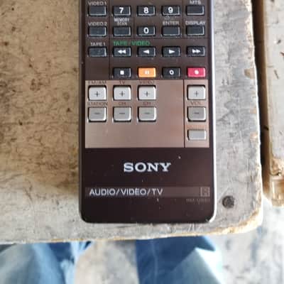 Genuine Sony OEM Remote Control Model RM-U880 for 1980s Sony stereo receivers & TVs image 1