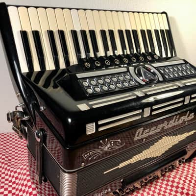 Accordion Accordiola Super Italia - Black 120 Bass image 7