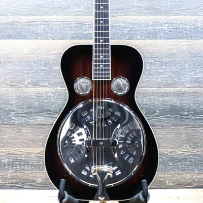 Recording King RR-36-VS Maxwell Roundneck Resonator Gloss Sunburst Guitar image 2