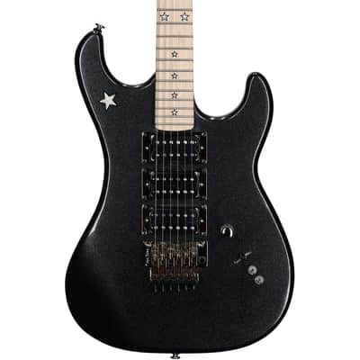 Kramer Jersey Star Floyd Rose Electric Guitar, with Gig Bag, Black Pearl image 5