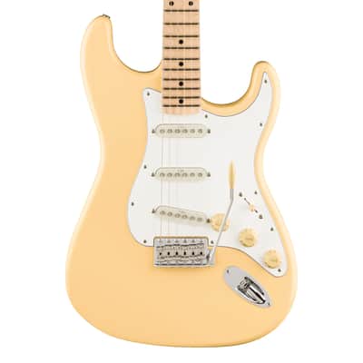 Fender Yngwie Malmsteen Stratocaster - Vintage White w/ Scalloped Maple FB image 1