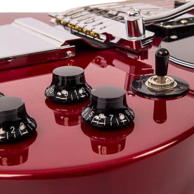 Vintage VS6VCR ReIssued - Vibrola Tailpiece - Cherry Red image 6