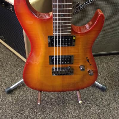 Fender Showmaster 2001 Cherry Sunburst Neck Through Seymour Duncan Pickups image 1