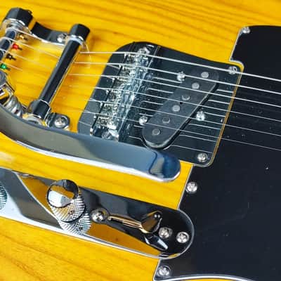 MyDream Partcaster Custom Built - Ash Butterscotch Bigsby Charlie Christian image 5