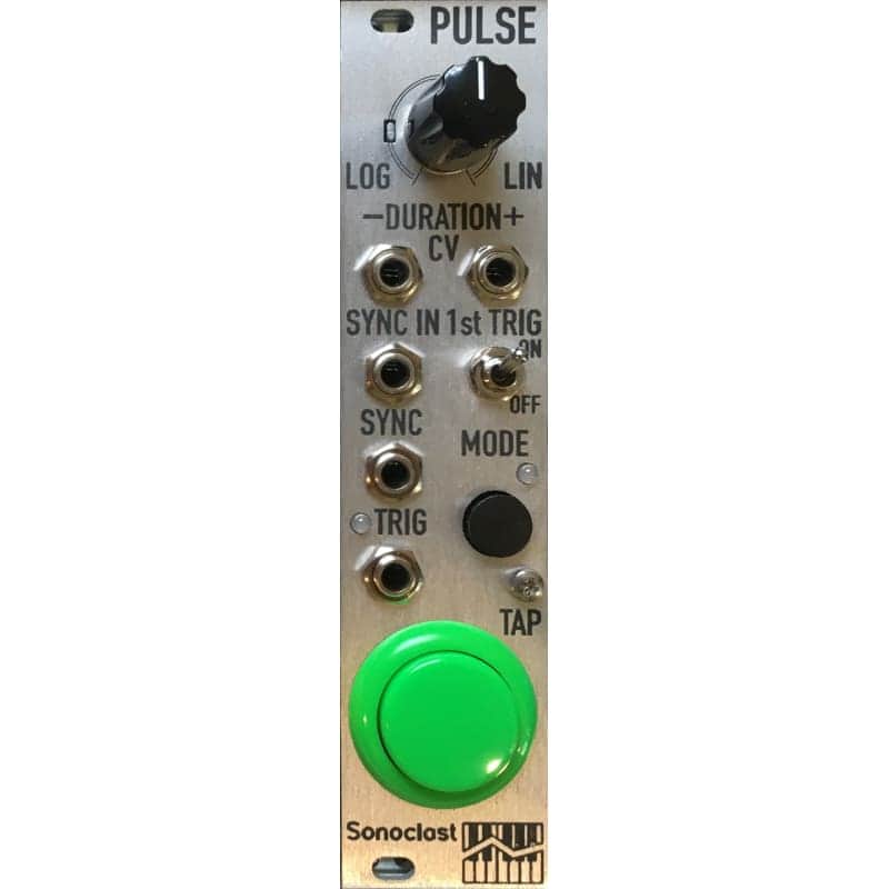 Sonoclast Pulse Eurorack Module - GREEN - Trigger and CV Looper with Finger Drumming image 1