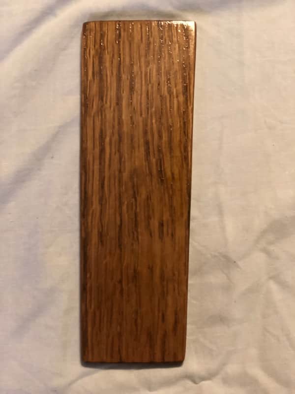 OCPedalboards Crybaby wooden pedal topper 2019 Oak image 1