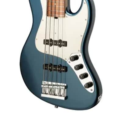 Sadowsky MetroLine 21-Fret Vintage J/J Bass-Red Alder Body-5 String-Solid Dark Lake Placid Blue Metallic High Polish image 4