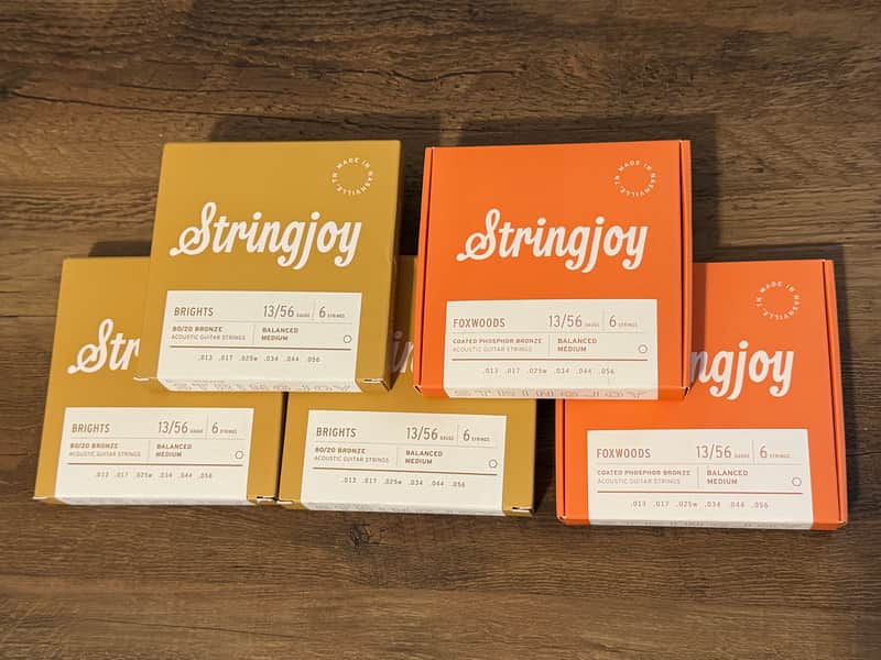 Lot of 5 Stringjoy Foxwoods and Brights (Balanced Medium) image 1