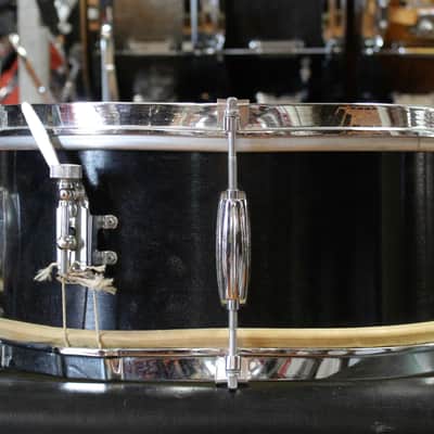 1960's Gretsch 6.5x14 Dixieland Snare Drum in Black Lacquer image 4