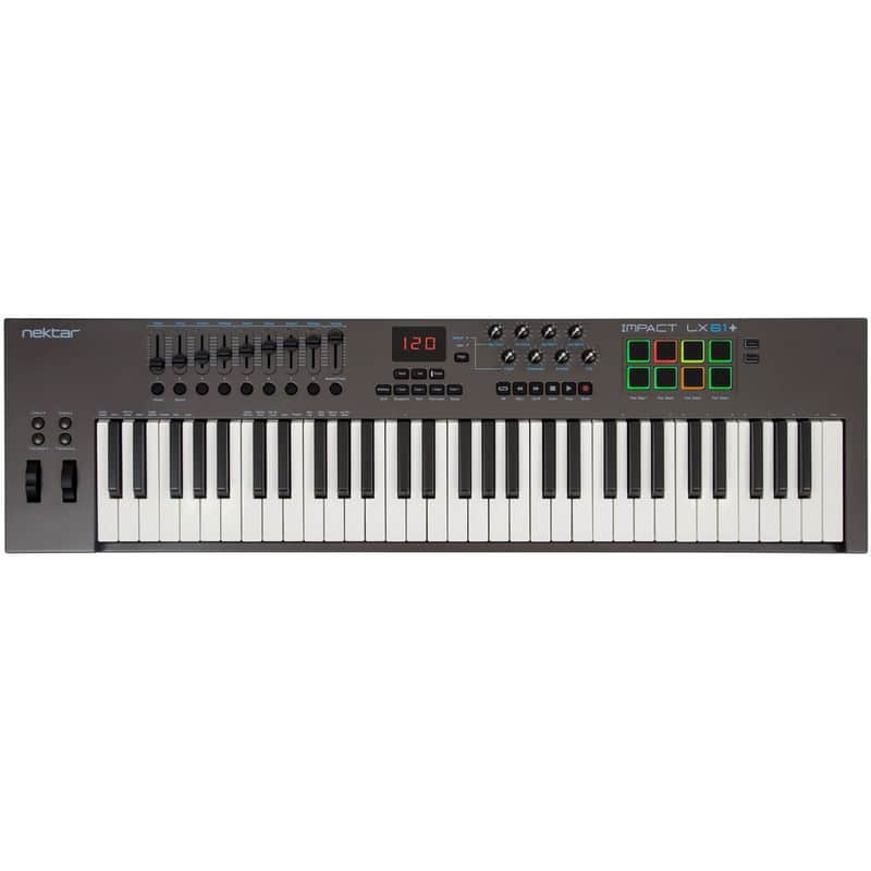Nektar Impact LX61+ USB MIDI Keyboard Controller image 1