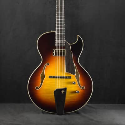 Eastman AR480CE-SB John Pisano 30th Anniversary Archtop Sunburst Truetone Gloss image 2