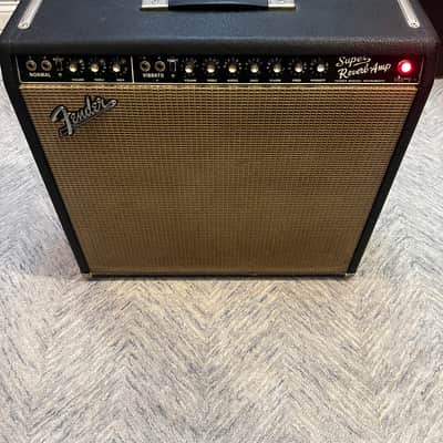 Fender Super Reverb 2-Channel 40-Watt 4x10" Guitar Combo 1963 - 1967 - Black Panel image 4