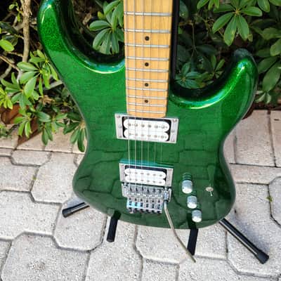 Kramer Limited Edition Pacer Electric Green Sparkle Guitar 2016 image 3