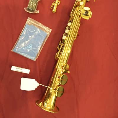 Musikwerks Bb Soprano Saxophone-Lacquer-Two Necks-New-w/Hard Case and Extras! image 2