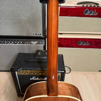 Gibson Custom Shop J-45 Koa Carpathian Spruce Acoustic-Electric Guitar 2025 Honeyburst image 9
