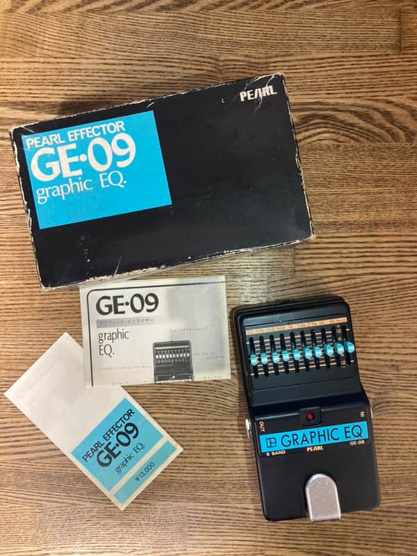 Pearl GE-09 9-Band Graphic EQ MIJ Japan with Box | Reverb