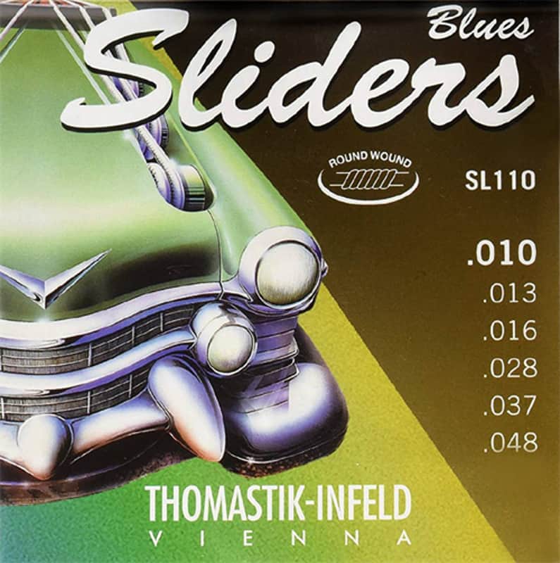 Thomastik-Infeld Sliders Blues Series Guitar Strings - Medium/Light (10-48) image 1