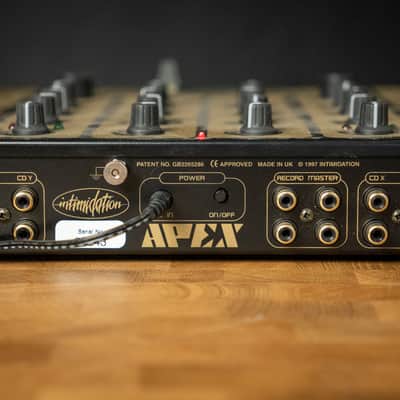 Intimidation Apex Gold rotary DJ mixer (mid-90s) image 5
