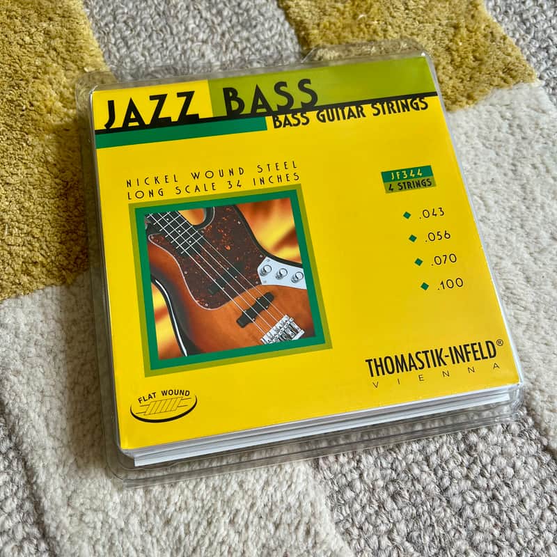 Thomastik-Infeld "TI Jazz Flats" JF344 Jazz Flatwound Bass Guitar Strings [.043-.100] [Long Scale 34"] image 1