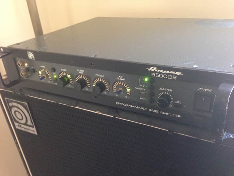 Ampeg B500DR 500-Watt Programmable Bass Amp Head image 1