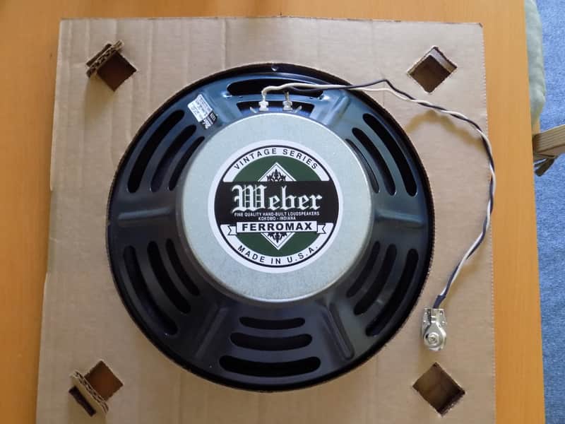Weber Ferromax 12" 25w 8ohm speaker image 1