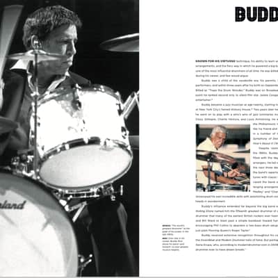 Buddy Rich Drum Co. - David Frangioni Collection, Buddy Rich Classic 5-Piece Kit, 24", 16", 16", 13", 5x14" - White Marine Pearl image 3