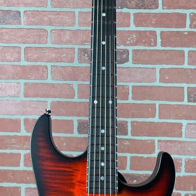 Schecter Sunset Custom-II HSS Electric Guitar - Tiger Eye Satin image 5